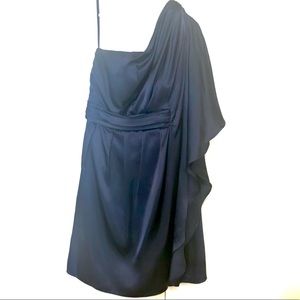 BARI JAY One-Shoulder Formal Dress - Navy Size8/10